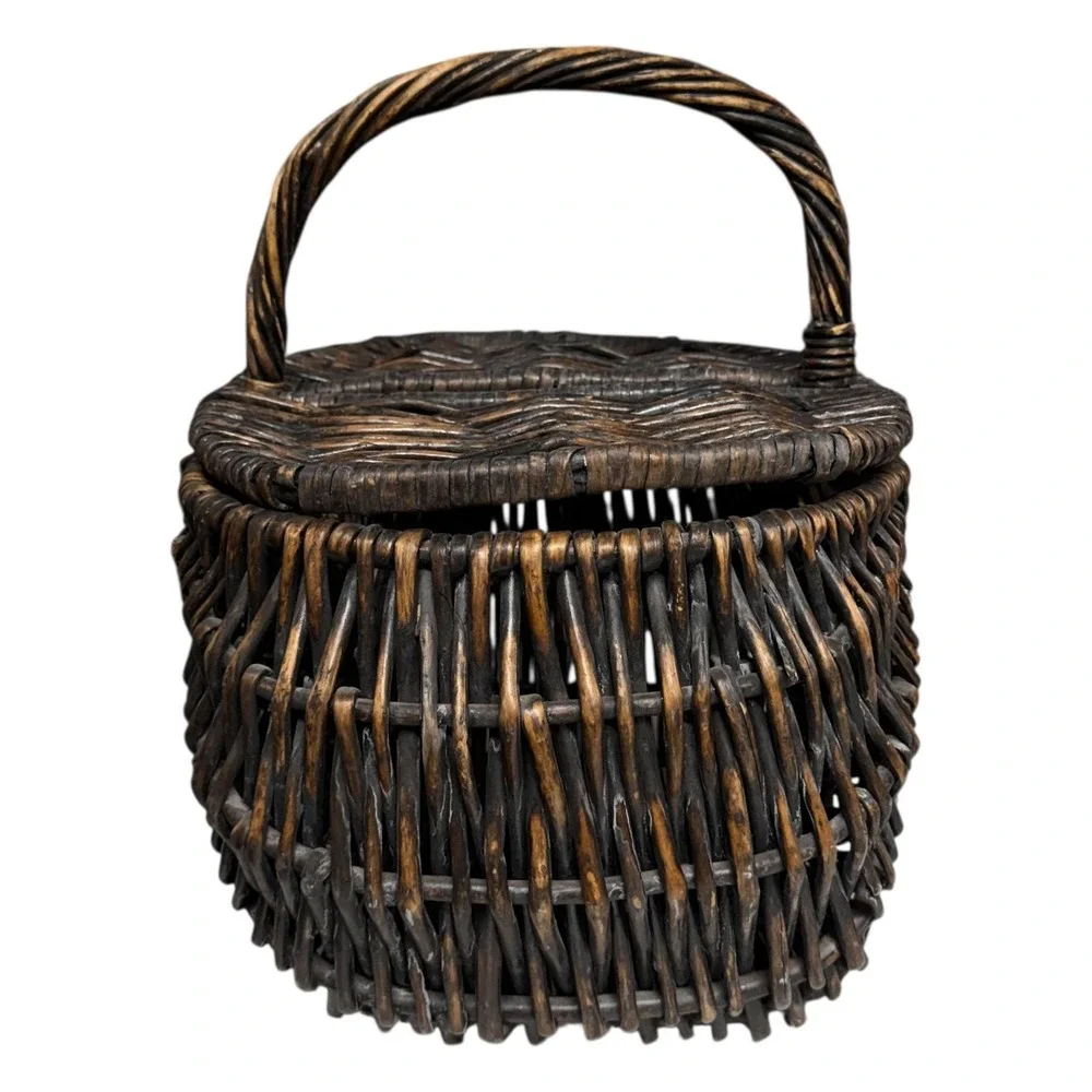 Source Unknown wicker lidded